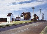 Edward Hopper Route 6 Eastham painting